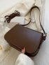 Metal Decor Flap Square Bag