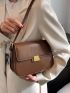 Metal Decor Flap Square Bag