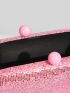 Mini Kiss Lock Clutch Bag