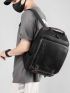 Men Buckle Decor Casual Daypack