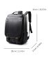 Men Buckle Decor Casual Daypack