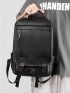 Men Buckle Decor Casual Daypack