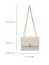 Mini Cartoon Embossed Chain Square Bag