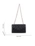 Mini Quilted Flap Chain Square Bag