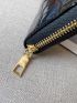 Crocodile Embossed Long Wallet