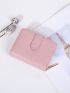 Litchi Embossed Small Wallet