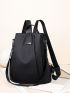 Patch Decor Classic Backpack