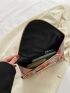Snakeskin Print Clutch Bag