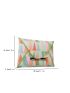 Geometric Pattern Contrast Binding Envelope Bag