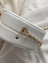 Mini Twist Top Handle Chain Box Bag