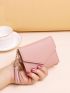 Heart & Tassel Decor Small Wallet