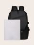 Men Release Buckle Casual Daypack