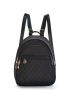 Quilted Zip Front Classic Backpack