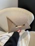 Crocodile Embossed Metal Decor Flap Square Bag