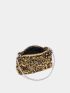 Mini Sequin Decor Chain Square Bag