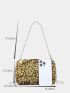 Mini Sequin Decor Chain Square Bag