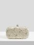 Mini Rhinestone Decor Chain Box Bag