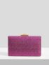 Mini Glitter Metal Lock Box Bag