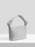 Mini Top Handle Glitter Square Bag