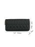 Quilted Pattern Long Wallet
