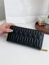 Quilted Pattern Long Wallet