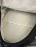Men Letter Patch Casual Daypack