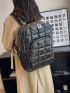 Geometric Quilted Classic Backpack