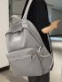 Men Letter Graphic Casual Daypack