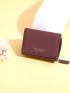 Letter Graphic Small Wallet