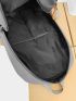 Men Letter Graphic Functional Backpack