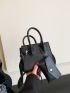 Mini Crocodile Embossed Square Bag With Coin Purse