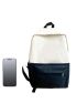 4pcs Two Tone Functional Backpack Set