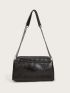 Minimalist Flap Chain Square Bag