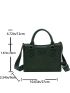 Crocodile Embossed Square Bag