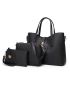 3pcs Crocodile Embossed Tote Bag Set Crocodile Embossed Shoulder Bag, Handbag, Crossbody Bag, Mom Bag Set, Best Work Bag For Women