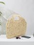 Minimalist Straw Bag