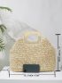 Minimalist Straw Bag