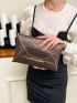 Glitter & Sequin Decor Square Bag