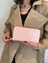 Crocodile Embossed Long Wallet