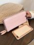 Crocodile Embossed Long Wallet