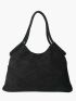 Rhinestone Decor Shoulder Tote Bag With Purse