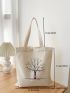 Tree Graphic Shopper Bag