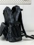 Men Camo Patch Letter Patch Travel Backpack