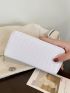 Braided Embossed Long Wallet