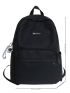 Men Letter Patch Decor Casual Daypack