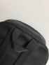 Men Letter Patch Decor Casual Daypack