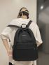 Men Letter Patch Decor Casual Daypack