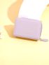 Letter Embossed Small Wallet