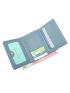 Letter Embossed Small Wallet