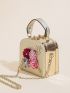 Mini Floral Decor Box Bag